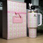 Insulated Stainless Steel Tumbler Cup – 40 oz Blooming Heirloom Edition